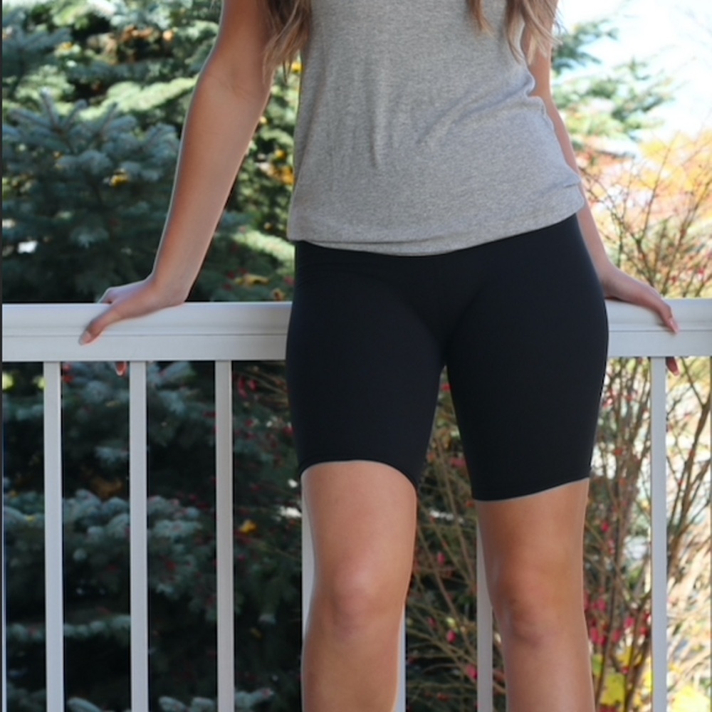 BNWT Black Biker Shorts